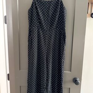Old Navy Black and White Polka Dot Maxi Dress